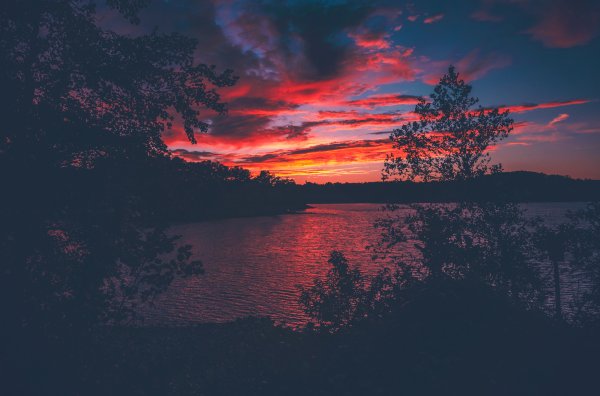 Красный закат