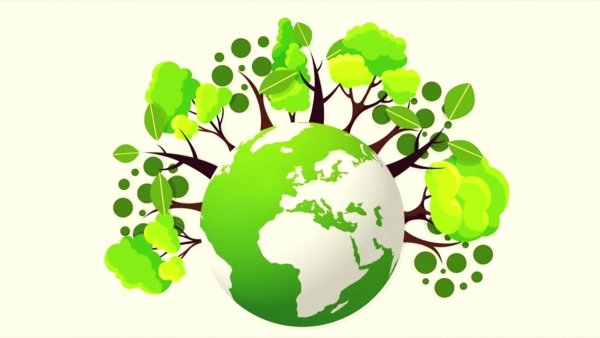 Рисунок дети изучают природу