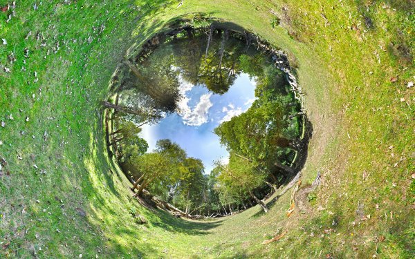 Сферическая панорама природа