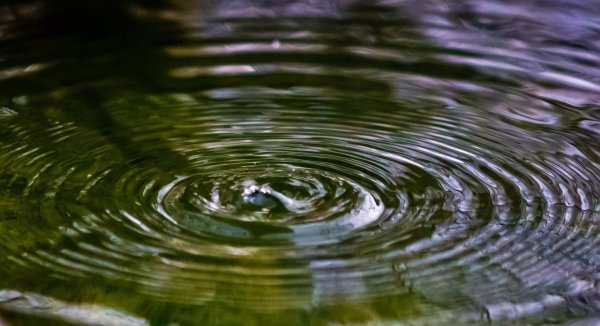 Камень брошенный в воду