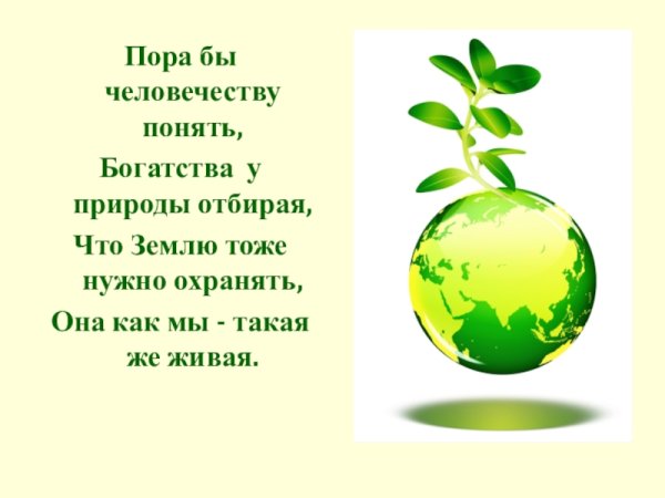 Экология земля наш общий дом