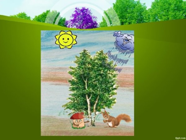 Рисунок Живая и неживая природа