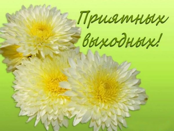Хороших выходных открытки