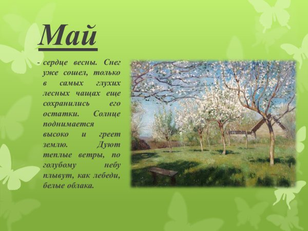 Апрель месяц