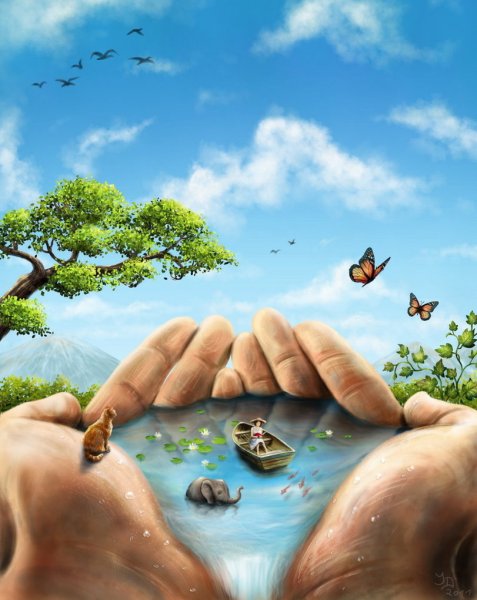 Природа в руках