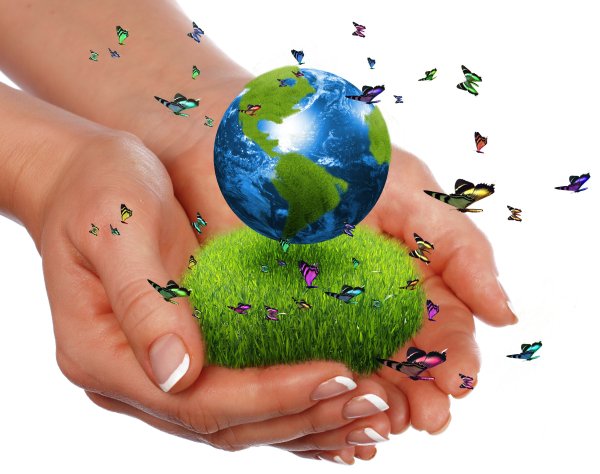 Планета в руках человека