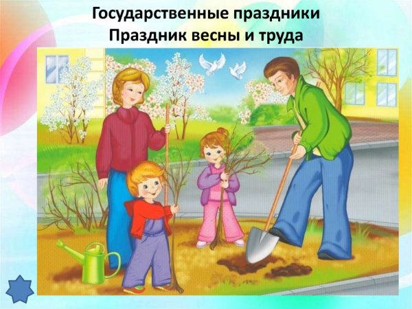 Труд весной для дошкольников