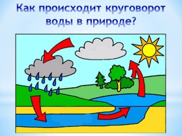 Круговорот воды в природе схема 3 класс окружающий мир
