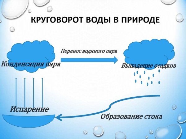 Путешествие капельки круговорот воды