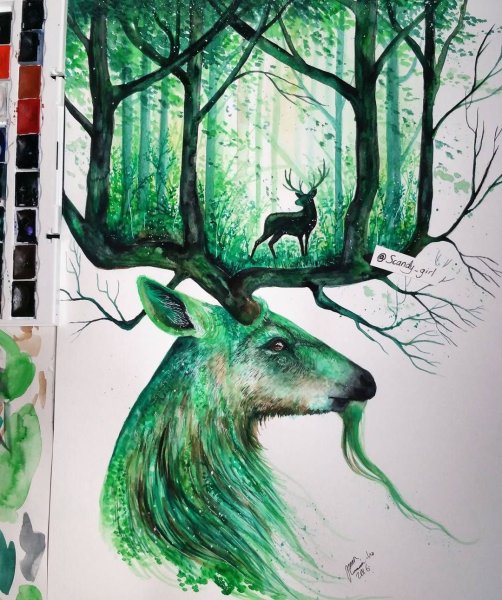 Красивая Графика карандашом