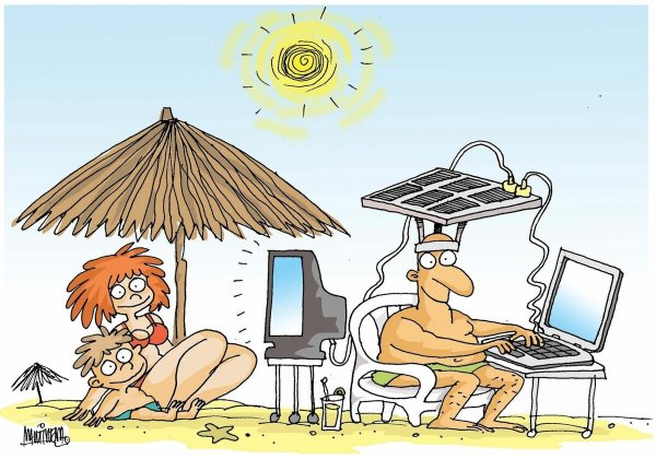 Карикатуры на отдыхающих