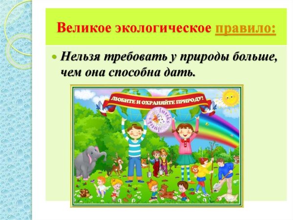 Закон на страже природы