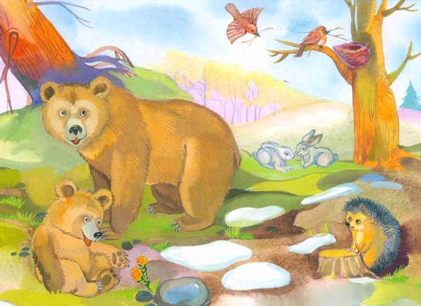 Весенняя картина для детей