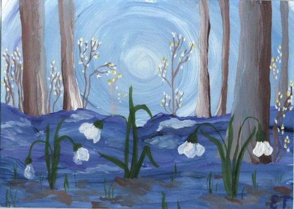 Весна проталины фото