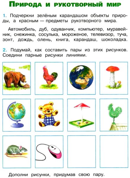 Природа рукотворная и нерукотворная природа