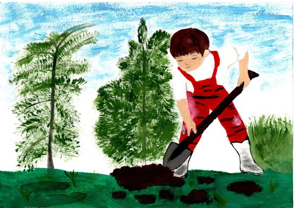 Человек и природа рисунок