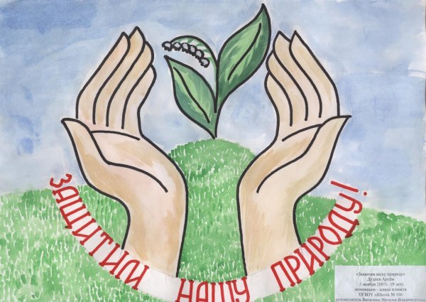 Рисунок берегите природу