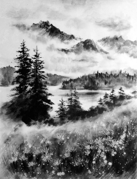 Природа в графике