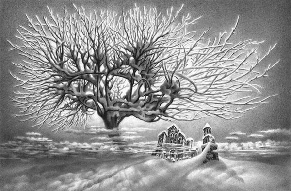 Пейзаж в круге