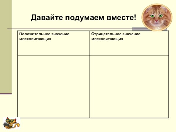 Значение млекопитающих в природе