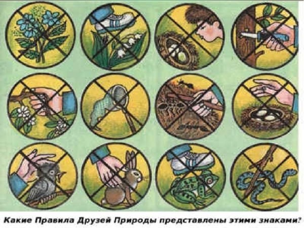 Знаки охраны природы