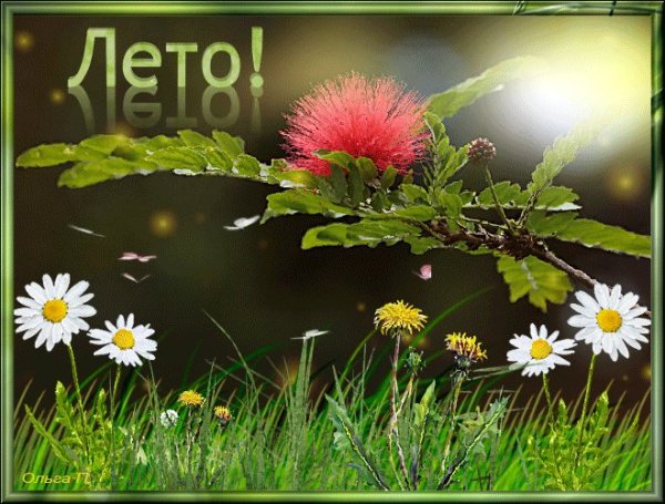 Скоро лето природа