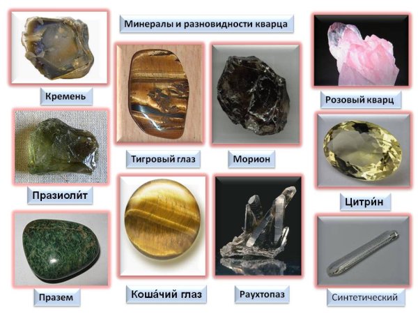 Самоцветы горные породы