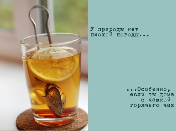 Открытка у природы нет плохой погоды с добрым утром