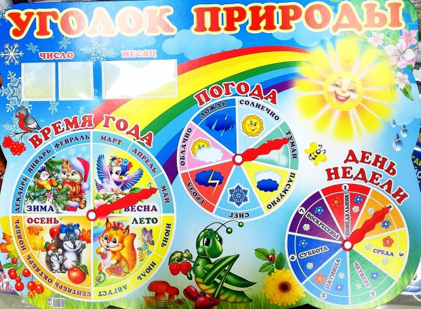 Уголок природы календарь