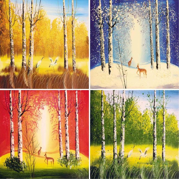 Пейзаж времена года