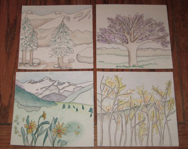 Рисование времена года