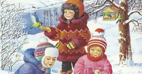 Зима для детей в детском саду