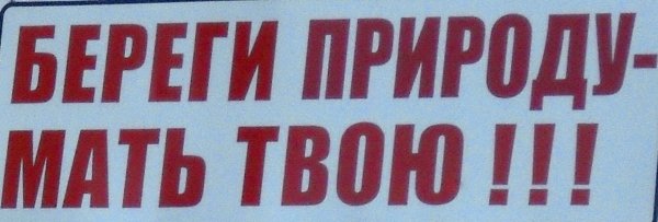 Береги природу мать твою плакат