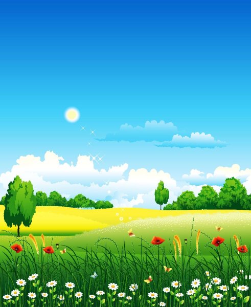 Фон природа для детей вертикальный