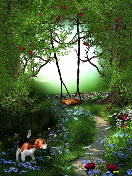 Сказочный фон