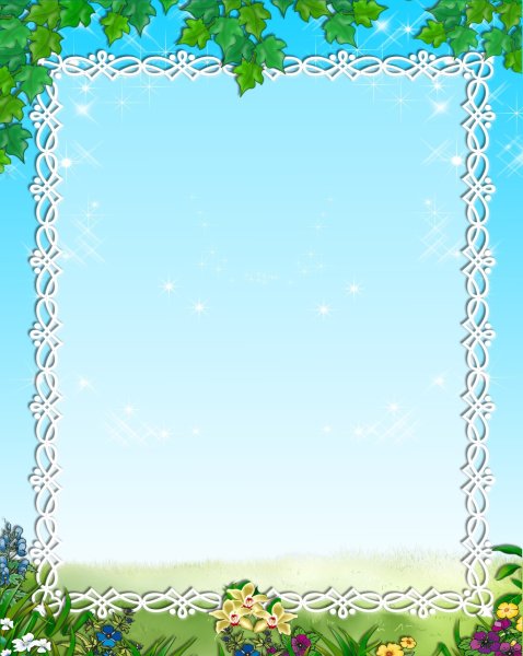 Экологическая рамка для текста