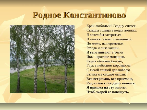 Стих про Россию