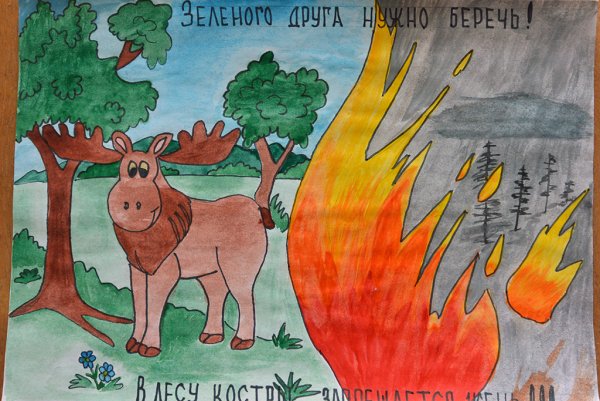 Плакат охрана животных