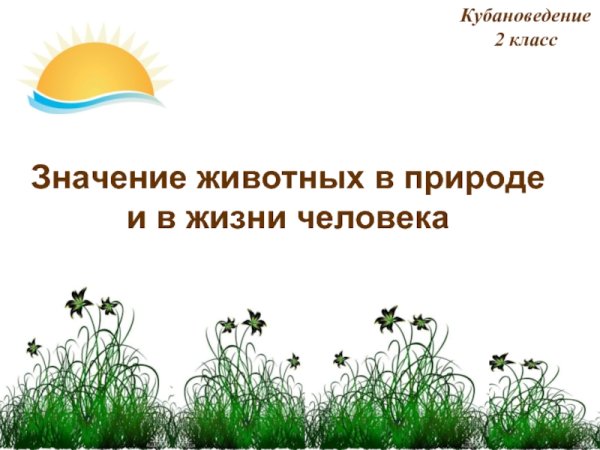 Роль животных в природе