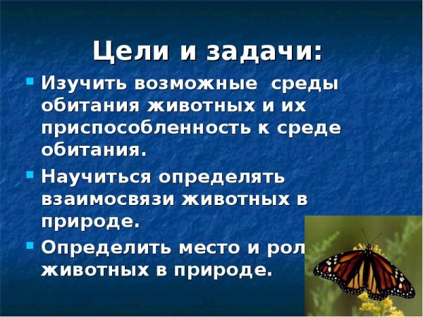 Роль животных в природе и жизни человека