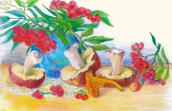 Рисование осенние дары