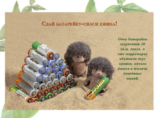 Акция батарейки сдавайтесь