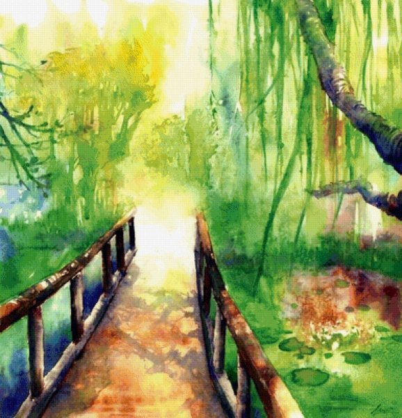 Пейзажи Акварельные Ватерколор