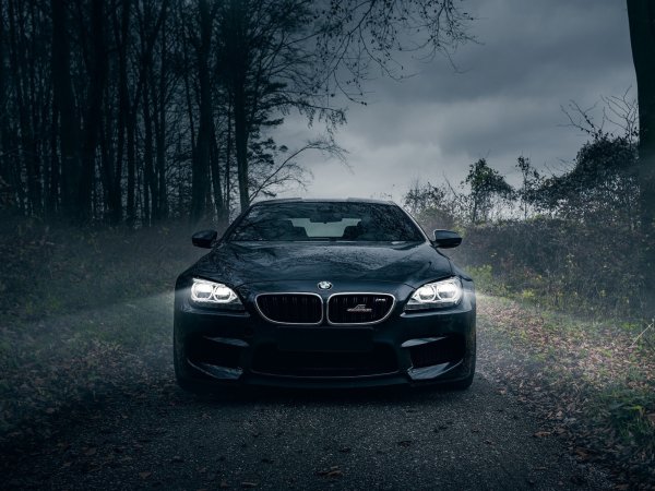 BMW на фоне природы