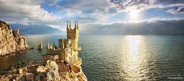Панорама Ласточкино гнездо Крым
