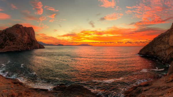 Море Крым закат