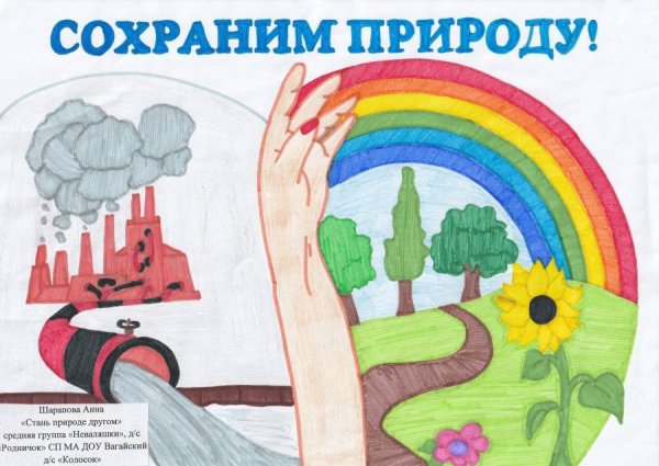 Будь природе другом рисунок