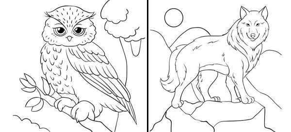 Контуры для выжигания по дереву