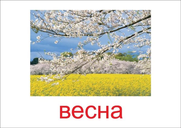 Времена года Весна для детей