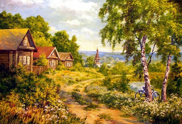 Живопись пейзаж Виктор Андреев
